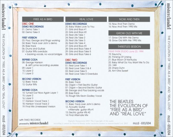 画像2: THE BEATLES-THE EVOLUTION OF "FREE AS A BIRD" and "REAL LOVE" 【2CD】 (2)