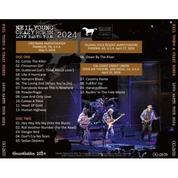 画像2: NEIL YOUNG 2024 LOVE EARTH TOUR 2CD (2)