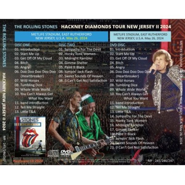 画像2: THE ROLLING STONES 2024 HACKNEY NEW JERSEY II 2CD+DVD (2)