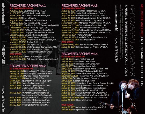 画像2: The Beatles-RECOVERED ARCHIVES unseen & rare film collection 【4DVD】 (2)