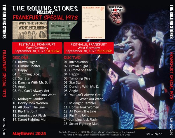 画像2: THE ROLLING STONES 1973 FRANKFURT SPECIAL 2CD (2)