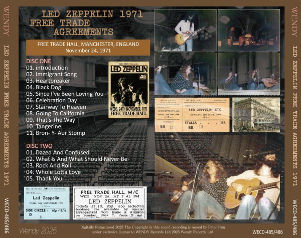 画像2: LED ZEPPELIN 1971 FREE TRADE AGREEMENTS 2CD (2)