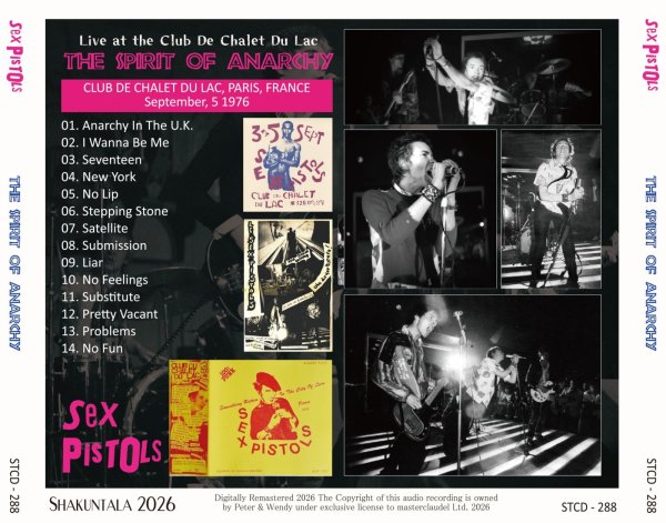 画像2: SEX PISTOLS 1976 THE SPIRIT OF ANARCHY CD (2)