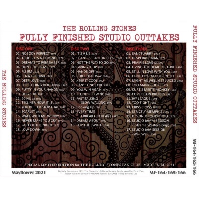 THE ROLLING STONES FULLY FINISHED STUDIO OUTTAKES 3CD - Mellow-Yellow